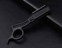 Cuchilla De Afeitar Para Hombres Herramientas De Barbero Eliminador De Pelo De Aleación De Zinc Cuchilla Doble Fila Con 1 Hoja - details 0