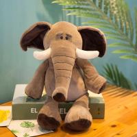 Muñeco De Peluche Realista De Animal Del Bosque León Mono Elefante Giraffa Zorro Zorro Fox Regalo De Cumpleaños Para Niños - details 7