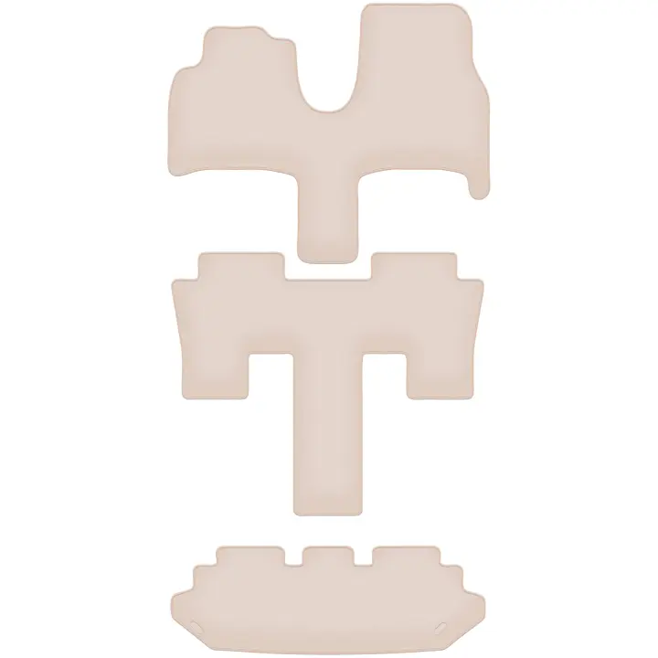 Alfombrillas PREMIUM beige para: Citroën C8 7 plazas 2002-2014 - 1