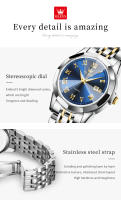 Reloj De Cuarzo De Lujo OLEVS Para Parejas Reloj Elegante De Hombre Y Mujer Calidad Superior Con Dial Luminoso Resistente Al Agua Regalo Ideal Para Novios - details 13