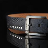 Cinturón De Cuero Genuino Para Hombres De Calidad Superior Con Hebilla Clásica Negocios Cowboy Vintage Ancho 3.7 Cm - details 15