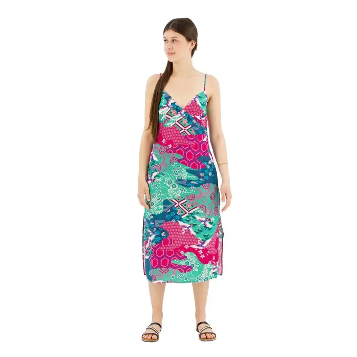 Superdry Vestido Largo Sin Mangas Printed Slip - 1