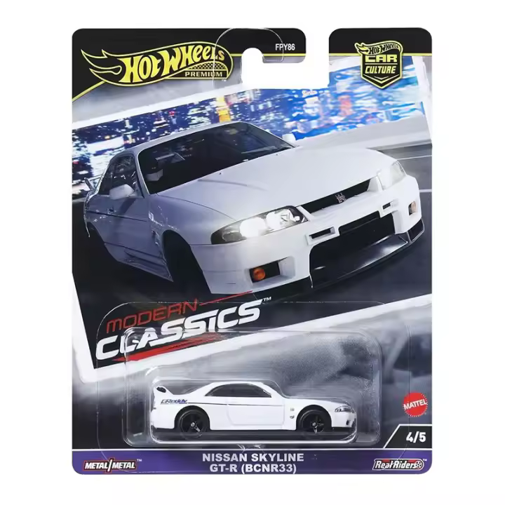 Hot Wheels Premium Modern Classics Nissan Skyline GT-R (BCNR33) 4/5 - 1