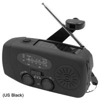 Radio De Emergencia Con Luz De LED Y Crank De Mano 2000mAh AM FM NOAA Solar Tenedor De Emergencias Y Camping Con Cargador De Power Bank - details 10