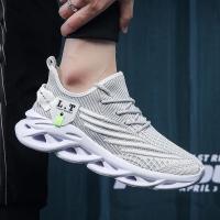 Zapatillas Deportivas YRZL Para Hombre Negras Transpirables Malla Antideslizantes Absorben Choques Casual Running Zapatos De Verano - details 4