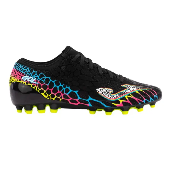 Joma Botas De Fútbol Joma Gol 2401 Negro Amarillo Flúor... - 1