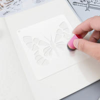 Molde De Decoración DIY YOMDID 25pcs Serie Mariposa Plantilla De Dibujo Hueca Para Pasteles Y Galletas Arte Y Suministros - details 5