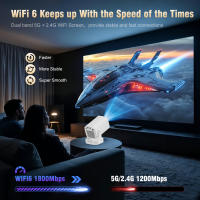 Proyector Mini Autoenfoque Magcubic HY310 Native 1080P 330ANSI 4K Android 11 Con Wifi6 BT5.4 Air Mouse Voz Para Películas Al Aire Libre - details 14