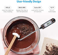 Termómetro Digital Para Cocina BBQ Alimentos Carne Pasteles Caramelo Fritos Asado Herramienta De Medición Metal Para Cocinar En Horno - details 2