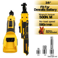 Juego De Llaves Eléctricas Recargables 500N.M Con Choque De 3/8 Pulgadas Herramientas Eléctricas Para Batería Dewalt 18V-21V - details 8