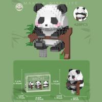 Mini Bloques De Construcción Creativos En Forma De Panda Micro Modelo Diamante Animal Juguetes Para Niños Y Niñas Construcción Ciudadana DIY Regalo Educativo - details 4