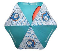 J.S ONDO Paraguas con DIBUJO ANIMADO OREJA ESTAMPADO Plegable, 60cm Cerrado para NIÑO O NIÑA, Automático, 8 Varillas Resistente al viento, idea para regalar - details 1