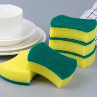 20pcs Esponjas De Limpieza Para Cocina Doble Cara Resistente Para Lavar Platos Y Ollas Esponja Potente Para Limpieza Eco-amigable - details 5