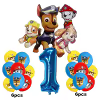 „Paw Patrol“ dekoravimo rinkinys 17 gabalų