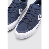 Converse SPORT CASUAL FAUX LEATHER Deportivas Planas Hombre Azul - details 1