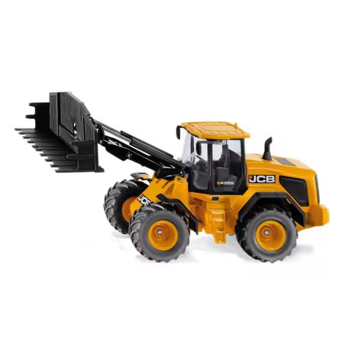 Siku - Cargadora de Ruedas JCB 435S - Correpasillos - Juego Educativo - Diseño Realista - 1