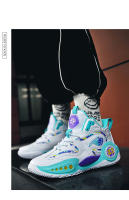 Zapatos De Baloncesto Para Hombre Algodón Transpirable Cómodos Zapatillas Deportivas Entrenamiento Alta Calidad Deportivas Para El Uso Diario - details 13