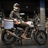 Casco de moto Integral Modelo Flat Track 2 NZI - details 1