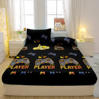 Juego De Sábanas De 3 Piezas Con Patrón De Juego Cartoon Mate Fundas Para Almohadas Y Funda De Sillón Para Dormitorio - details 2