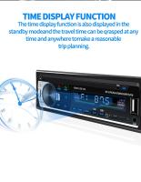 Reproductor Multimedia Para Coche 1 DIN JID-520 Bluetooth FM Estéreo Con Control Remoto MP3 De 12V Radio De Automóvil - details 7