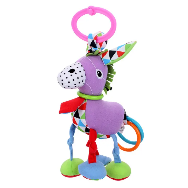 Adornos relajantes para bebés recién nacidos de Jollybaby, muñeco de peluche, cama colgante, cochecito de bebé, juguete colgante - 1