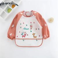 Bib De Bebé Impermeable Con Pico Para Niños Y Niñas Edad 1-3 Años Traje De Baño De Arte Con Bolsillo De Manga Larga Para Comer Y Ensechar - details 20