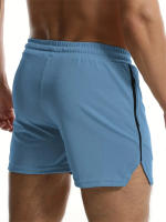 Shorts De Running Para Hombre Estilo Verano Deporte Fitness Malla Secado Rápido Transpirable Entrenamiento Pantalones De Sudor - details 27