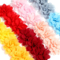 10pcs Flores De Tela De Encaje De Cachemira 5cm Colores Variados Para Decoración De Casamiento Fiesta Hogar Wreath De Flores Y Álbum De Recortes DIY - details 7
