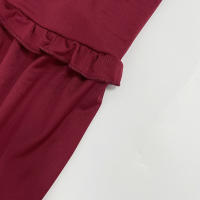 Conjunto Elegante De 2 Piezas Para Mujer Halter Sin Espalda Camisola De Cintura Elástica Con Volantes + Falda Larga De Encaje Sólida Vestido De Noche Para Fiesta Y Vacaciones En La Calle - details 25