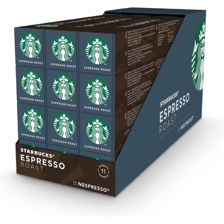 Starbucks Nespresso Compatible Espresso Roast 120ud (12 x 10 capsulas)