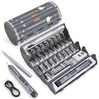 Juego De Destornilladores Eléctricos Portátiles 138 En 1 Con Bits Magnéticos De Precisión Para Reparaciones DIY De PC Y iPhone Material De Aleación Duradera - details 3