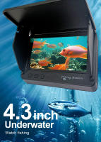 Cámara De Pesca Subacuática Con Pantalla LCD HD Localizador De Peces Portátil Cámara Impermeable IP68 Con LED Y Cable De 30M Para Lago De Hielo - details 3