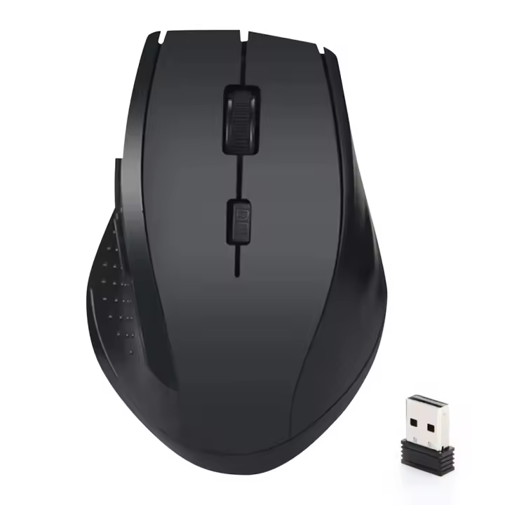 Ratón inalámbrico mini 2,4g USB para computadora con ajuste de DPI óptico para Windows Mac Linux interfaz tipo USB ambas manos - 1