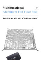 Naturehike Sillín Multifuncional De Aluminio Y Poliéster Impermeable Plegable Para Acampar Cubierta Solar Picnic Matriz De Suelo - details 1
