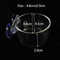 Tanque De Acuario Transparente Alimentador De Peces Y Camarones Círculo De Alimento De Vidrio Fleeting Para Sujeción En La Base - details 28