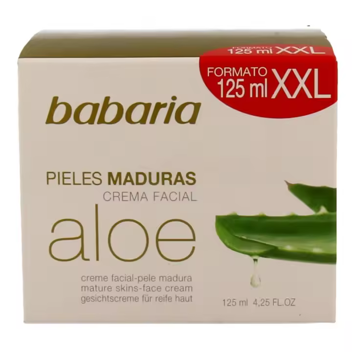 BABARIA ALOE CREMA FACIAL PIELES MADURAS 125ML - 1