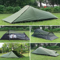 Carpa Ultraligera Para Acampar Individual Resistente Al Agua Con Soporte De Aluminio Aviación Carpa Portátil Para Dormir - details 4