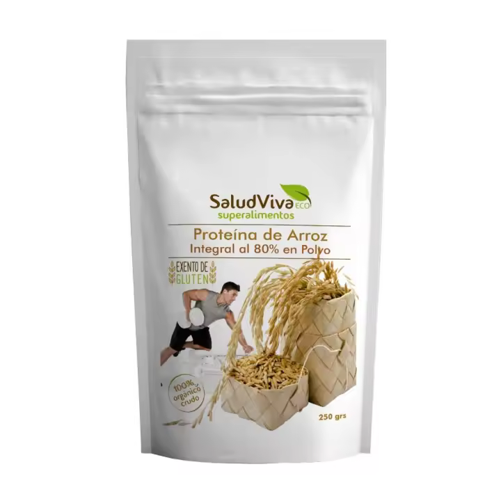 Salud Viva Proteina De Arroz 80% 250 Grs. - 1