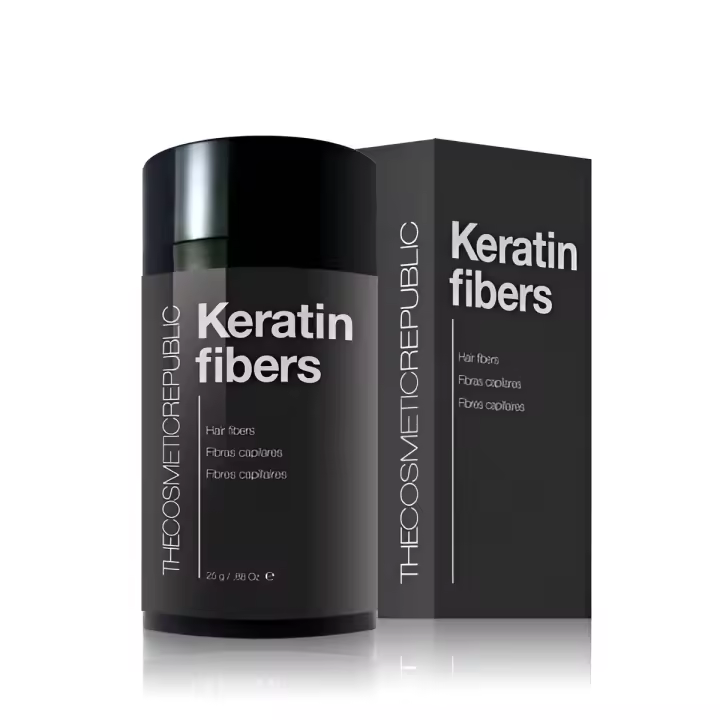 The Cosmetic Republic Keratin Pro Fibras Castaño Oscuro 25grs. - Solución Inmediata para la Alopecia - 1