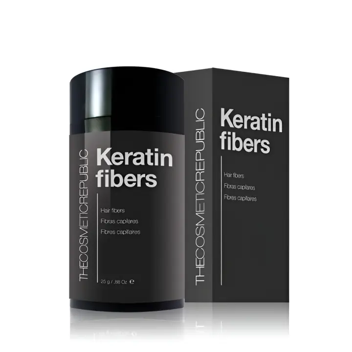 The Cosmetic Republic Keratin Pro Fibras Castaño Oscuro 25grs. - Solución Inmediata para la Alopecia - 1