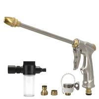 Pistola De Agua Para Lavar Coche Y Jardín Con Boquilla De Cobre Puro Alta Presión Espuma Metálica Para Ducha Y Riego - details 0