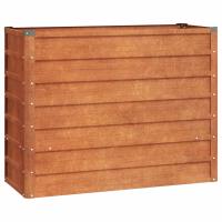 vidaXL Arriate oxidado de acero corten Dimensiones 100 x 40 x 45 cm,  100 x 40 x 77 cm,  160 x 40 x 45 cm y mas - details 0