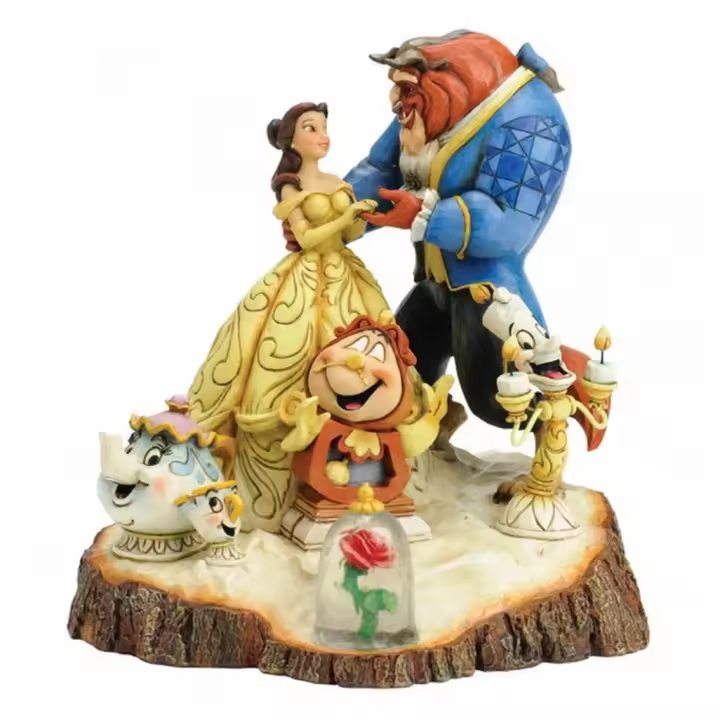 Figura enesco disney la bella y la bestia by heart - 1