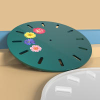 Molde De Silicona Para Reloj Redondo Gran Tamaño Para Decoración De Escritorio Hogar Y DIY Molde De Resina Epoxy Para Manualidades - details 2