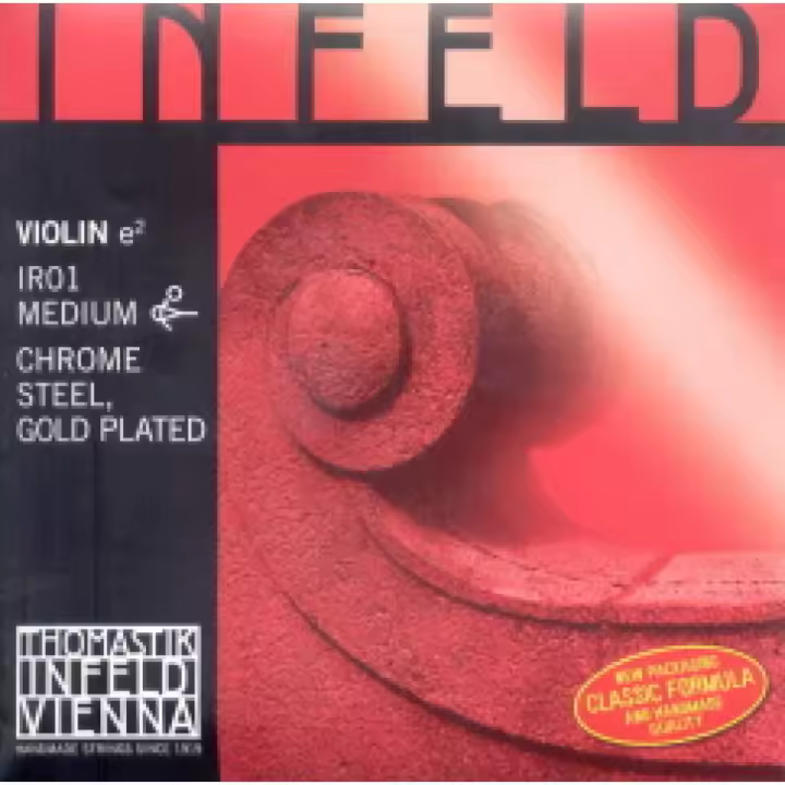 CUERDA VIOLIN-Thomastik (Infeld Roja/Ir01) (Acero Baño Oro) 1ª Medium Violin 4/4 - 1
