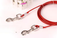 Cable De Atadura Para Perro 3M/5M Con Correa De Acero Inoxidable Para Jardín Y Exterior Resistentes Y Duraderos Para Grandes Perros - details 7