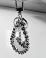 Llavero Estilo Y2K Con Forma De Corazón Y Espejo Accesorio Chic Y Moderno Para Bolso Material De Aleación De Zinc Unisex - details 5