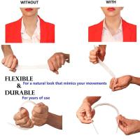 Kit De Fijación De Cuello Ajustable Para Camisas Soporte De Collar De Sostén De T-Shirt Accesorio De Ropa Para Hombres Y Mujeres Material De Poliéster Y Plástico - details 11