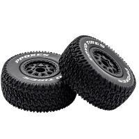 4pcs Neumáticos De Camión De Pista Corta 112mm 1/10 Con Rueda Y Hex 12mm Para Slash Arrma Senton HuanQi 727 Vkar 10sc Hpi Coche RC - details 1