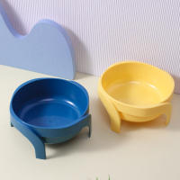 Cuenco De Alimentos Para Gatos Y Perros Alto Con Protector De Cuello Universal Antideslizante Material Plástico Forma Redondeada - details 9